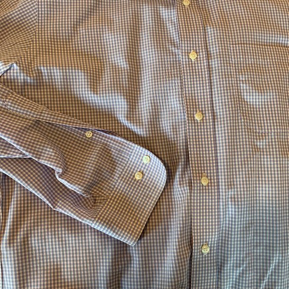 Brooks Brothers Blue and Pink Plaid Button Down - Picture 5 of 5